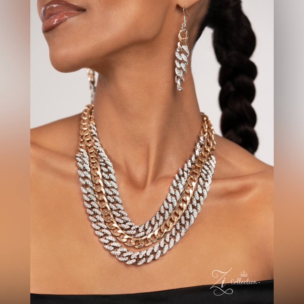 💥💥💥💥Signature Gold and Silver Necklace and Earring Set💥💥💥💥
